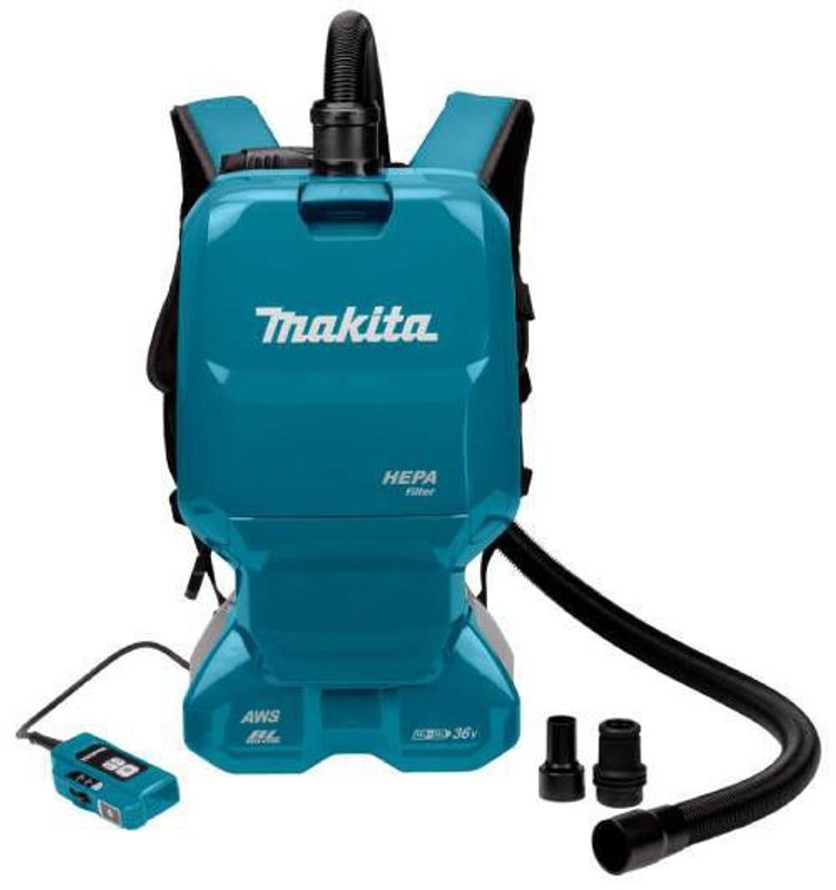 Makita DVC665ZU Ryggburen Dammsugare LXT® 110 mbar 6L (utan batteri)