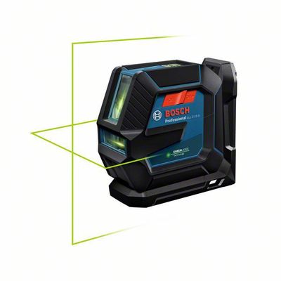Bosch GLL 2-15/LB10/BT150  Kors-/Linjelaser Grön inkl stativ BT 150