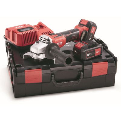 Flex Batterivinkelslip L125 18.0-EC Set