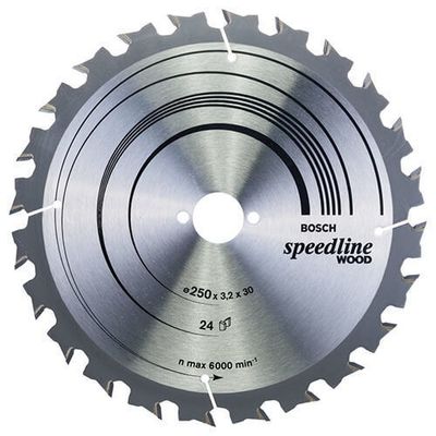 Bosch Sågklinga 250x30mm 24T SPEEDLINE WOOD