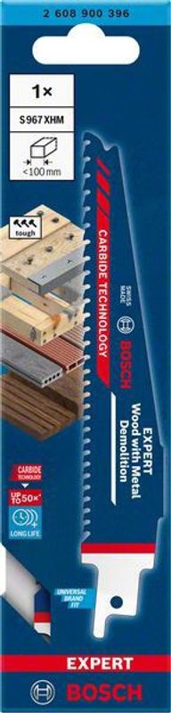 Bosch Expert ‘Wood with Metal Demolition’ S 967 XHM tigersågblad 150mm 1st CARBIDE