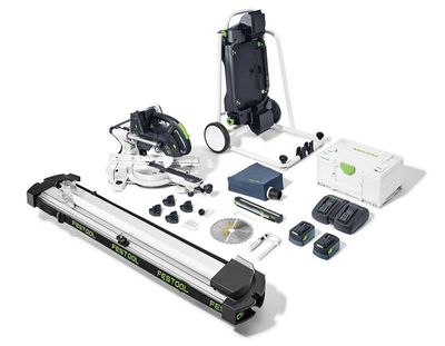 Festool Kap-/gersåg 18V KSC 60 EB 5,0 I-UG-Set (2x5,0ah)