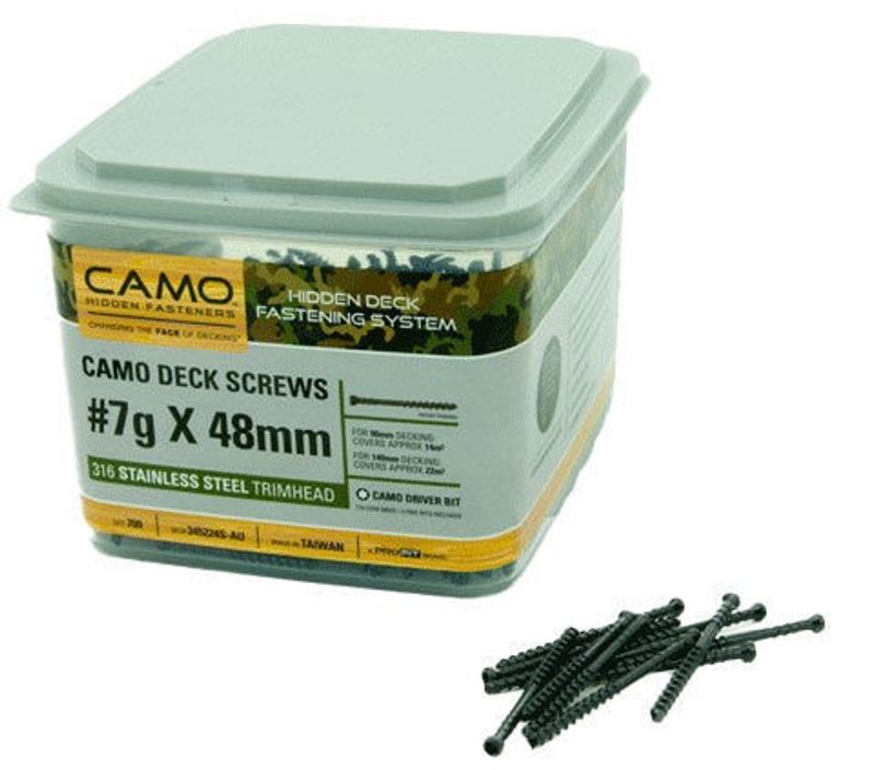 Camo Trallskruv Rostfri A4 60x4,2mm 700st