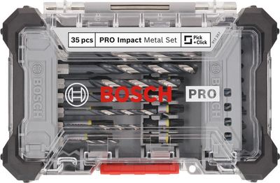 Bosch PRO Impact Metal Set 35-delar Bits-/Borrsats