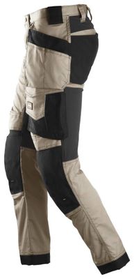 Snickers 6241 Arbetsbyxa Stretch Hölsterfickor Khaki/Svart