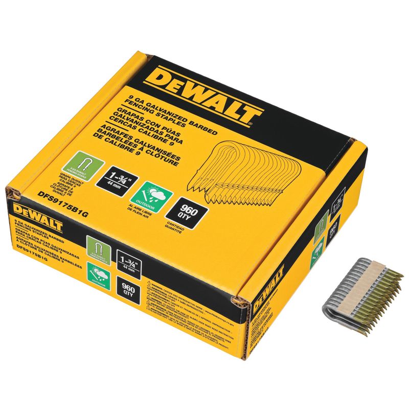 DeWalt DFS9175B1G Stängselklammer 45mm 960st