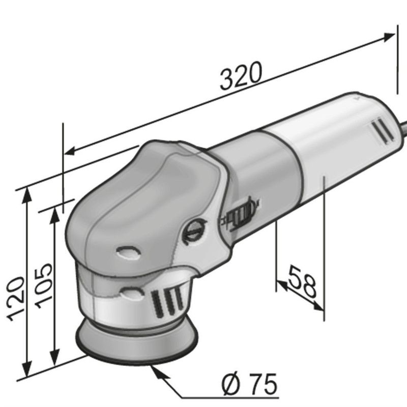 Flex Polermaskin XFE7-12 80 Set