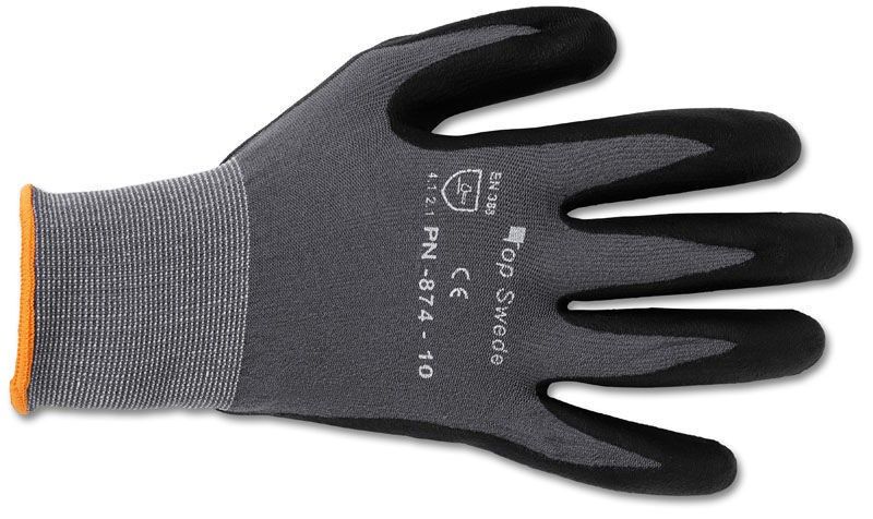 Top Swede Handske PN874 PU/Nitril Micro foam