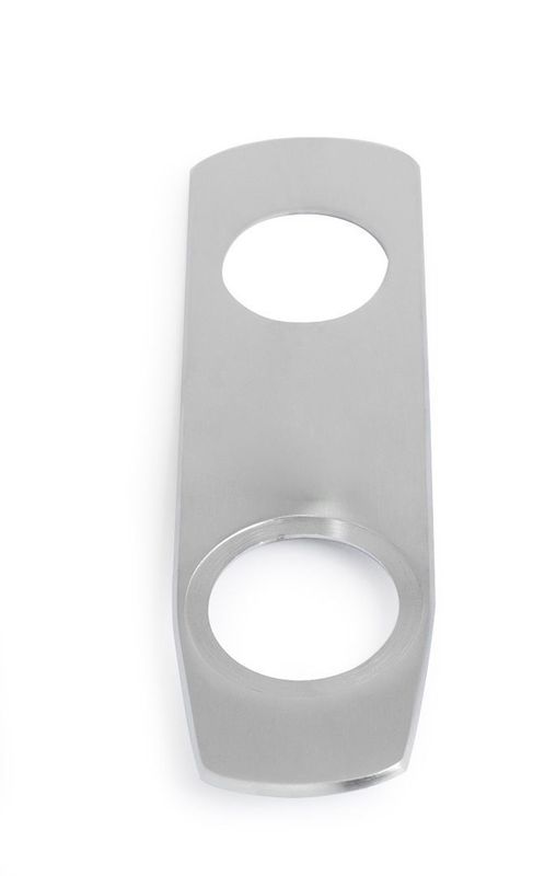 Habo Täckskylt 60 215mm Borstad krom SB
