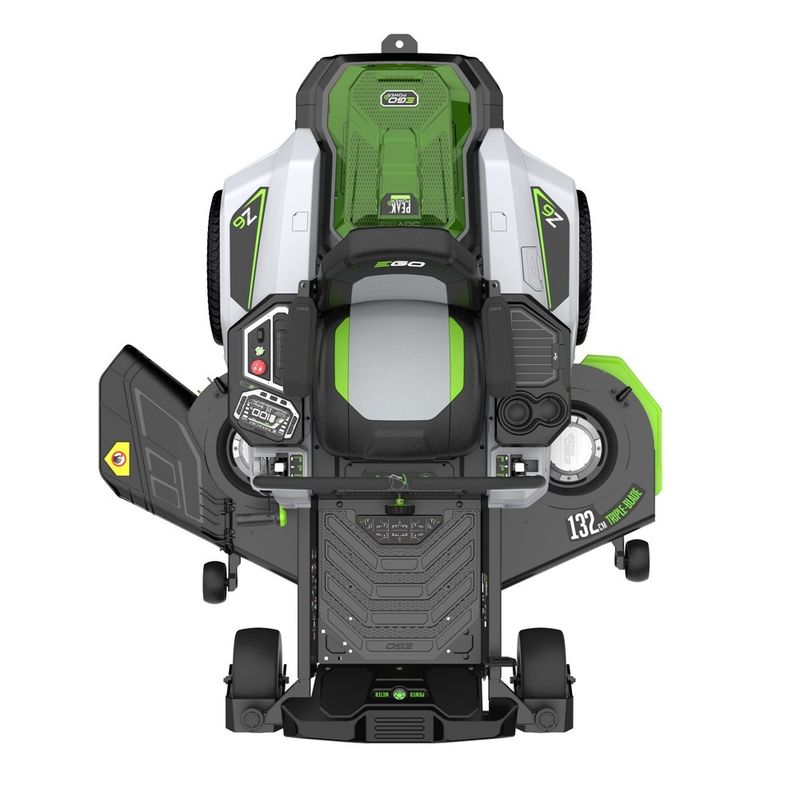 EGO ZT5201E-L Åkgräsklippare Z6 132 cm Spakstyrd inkl 4x10 Ah
