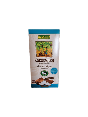 Vegansk choklad med kokosmjölk, 100g