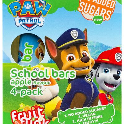 Paw Patrol 4-pack fruktbar, Fruitfunk, 80g
