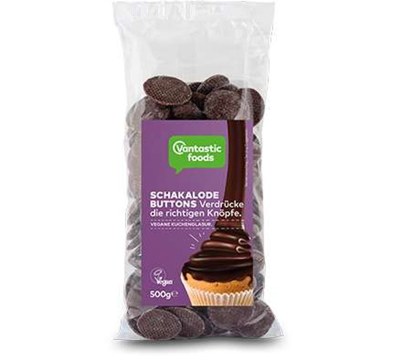 Veganska chokladknappar, 500g