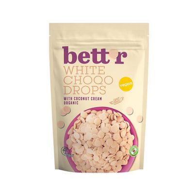 Chokladknappar vit, Bett'r, 200g, eko