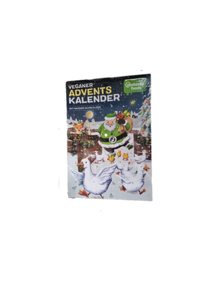Vegansk adventskalender med vit choklad, 150g, Vantastic foods