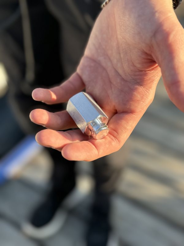 Gängadapter för dubbelsidiga ulltrissor med 5/8”-11-gänga
