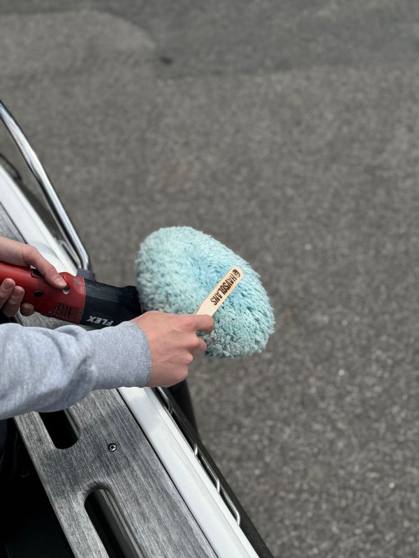 Rengöring av ulltrissa med Havsglans Pad Brush