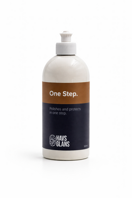 Havsglans One Step 500 ml – polermedel med vax för båt
