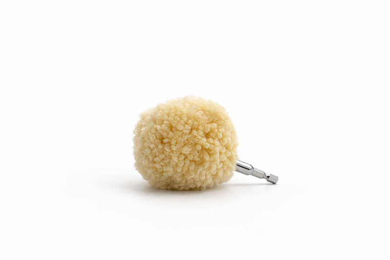 Lake Country Wool Ball 3 tum med fäste för skruvdragare