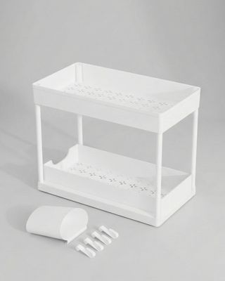 Utdragbar hylla under diskbänk