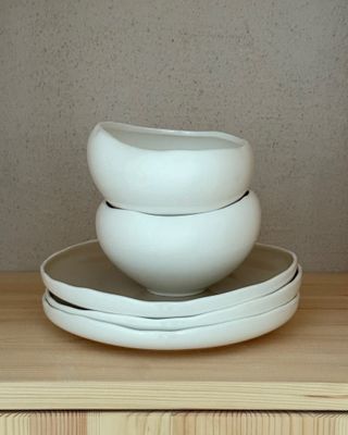 Bricard Barles skål vit