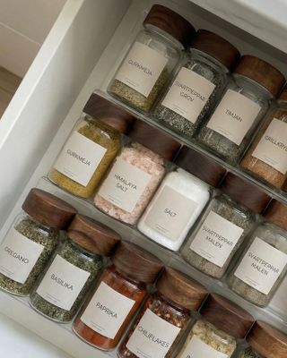 Kryddburk Lina med trälock