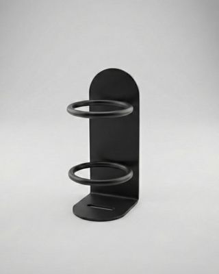 Självhäftande tandborsthållare i metall