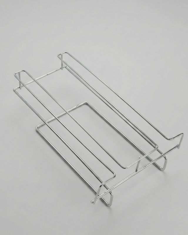 Vinglashållare i rostfritt stål