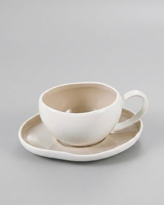 Bricard Barles kaffekoppar beige 6-pack