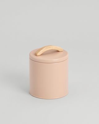 Förvaringsburk med handtag mandel