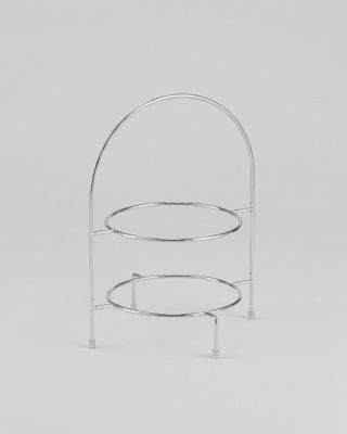 Elegant serveringsställ i krom