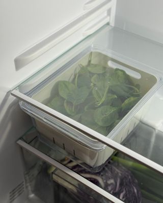 Förvaringslåda med durkslag