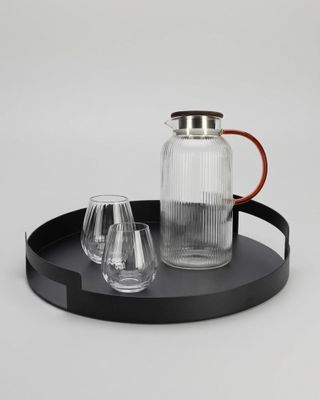 Serveringsbricka i metall