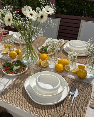 Bricard Barles serveringsset vit 25-delar