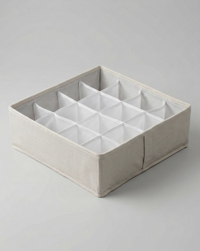 Garderobslåda beige