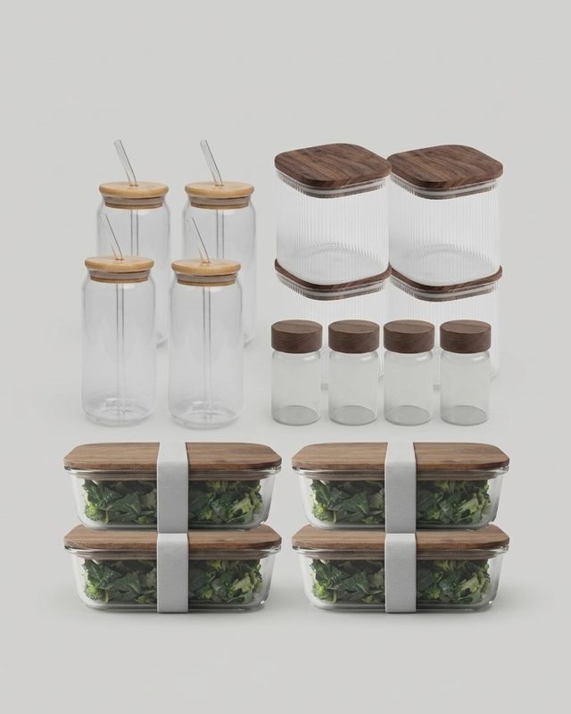 Mealprep-kit i glas