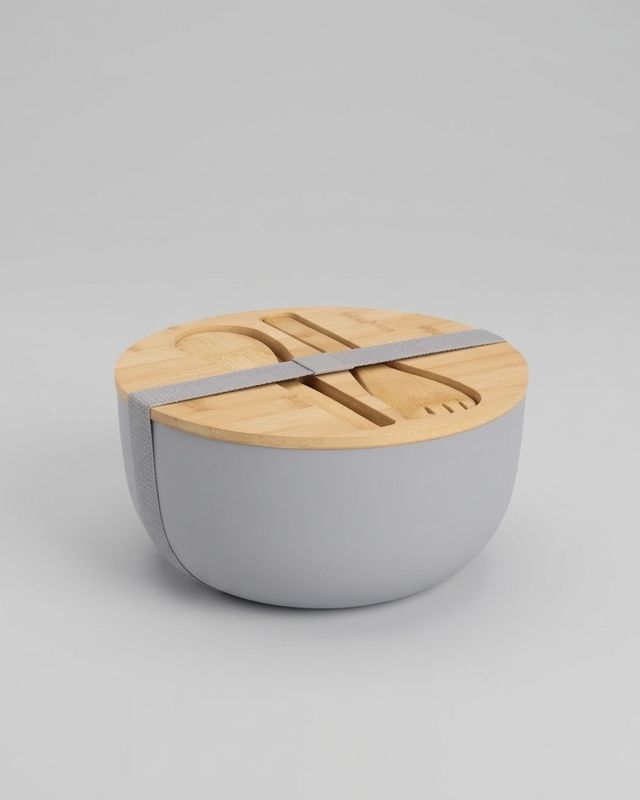 Salladsset i bambu 4-delar