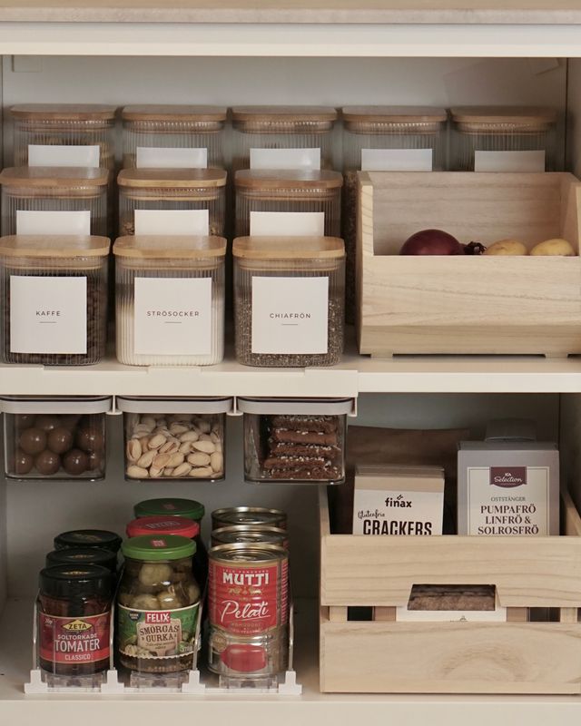 Skafferiförvaring NYSTART bambu