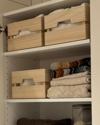 Förvaringslåda i trä 28 cm