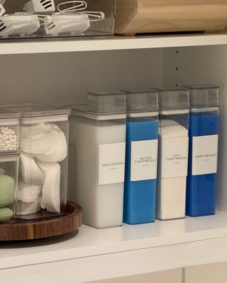 Etiketter för tvättstugan