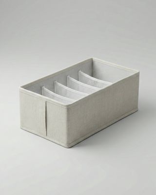 Garderobslåda beige