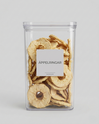 Etiketter för barnsnacks 20 st 5x5 cm