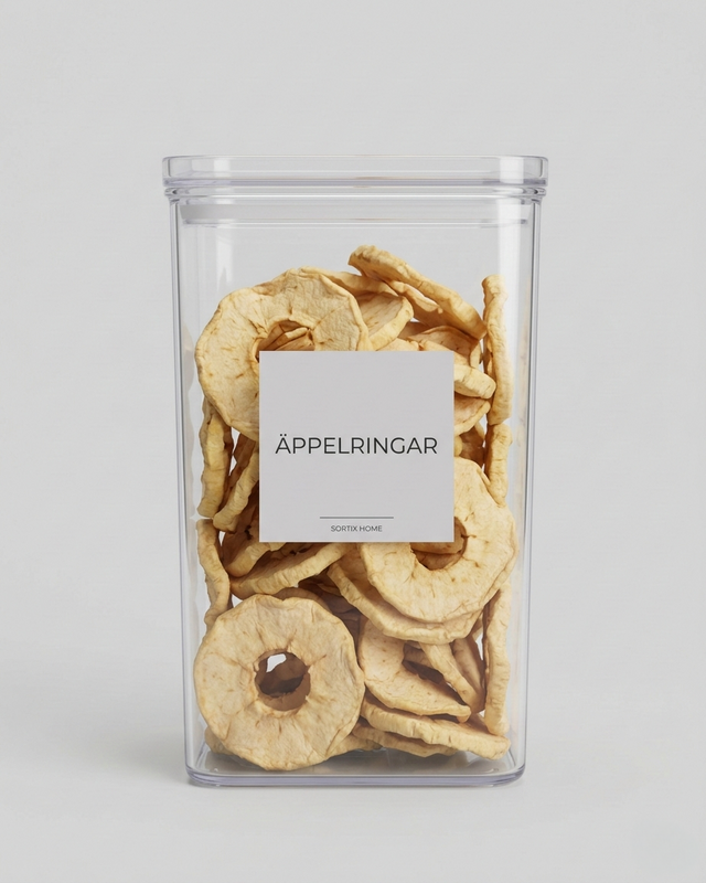 Etiketter för barnsnacks 20 st 5x5 cm