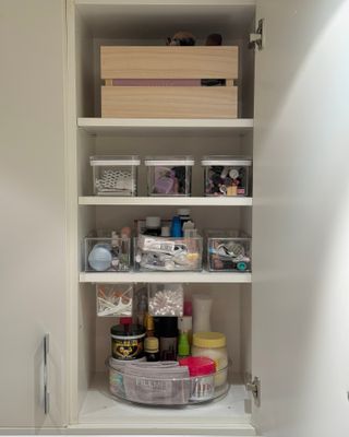 Transparent förvaringslåda stor