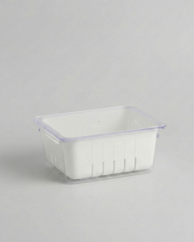 Förvaringslåda med durkslag