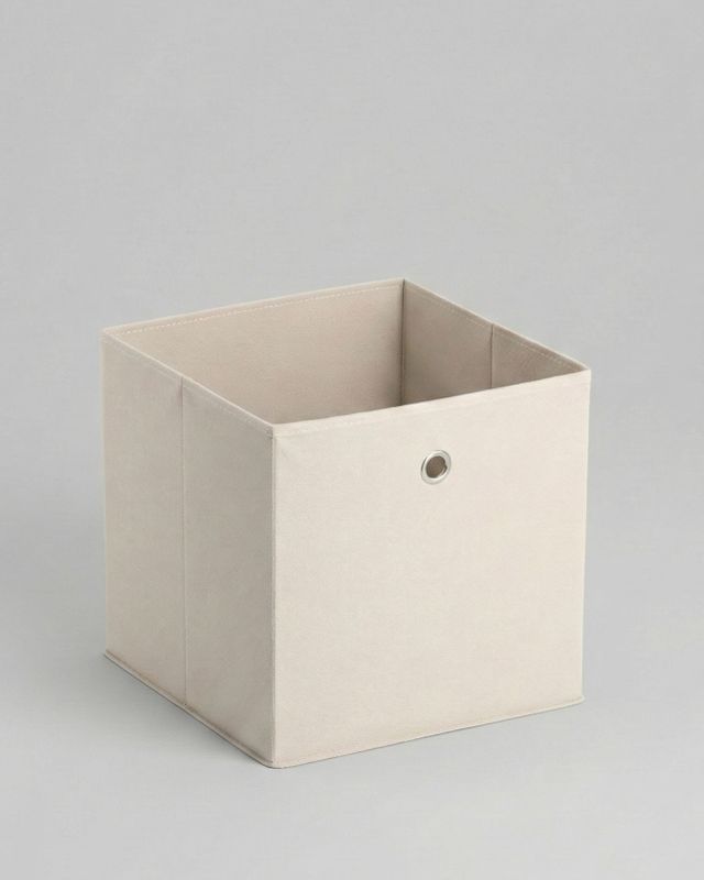 Fleece förvaringsbox beige