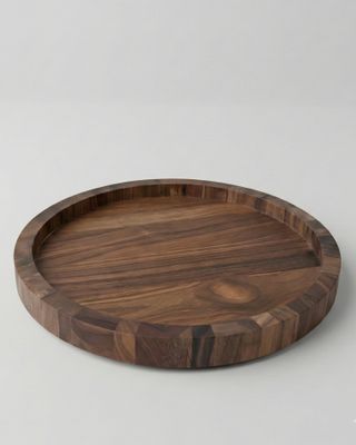 Snurrbricka i valnötsträ