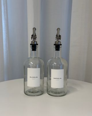 Oljeflaska 2-pack inkl. personlig etikett
