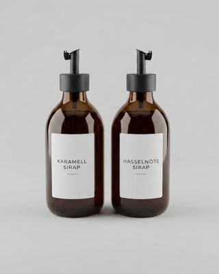 Oljeflaska med hällpip 2-pack