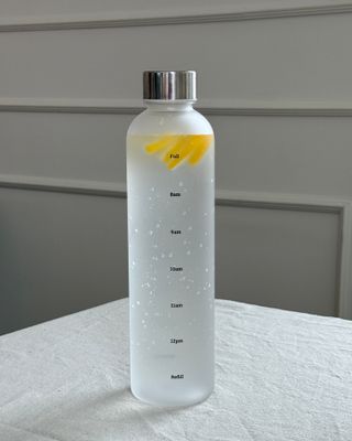 Vattenflaska tidsmarkör